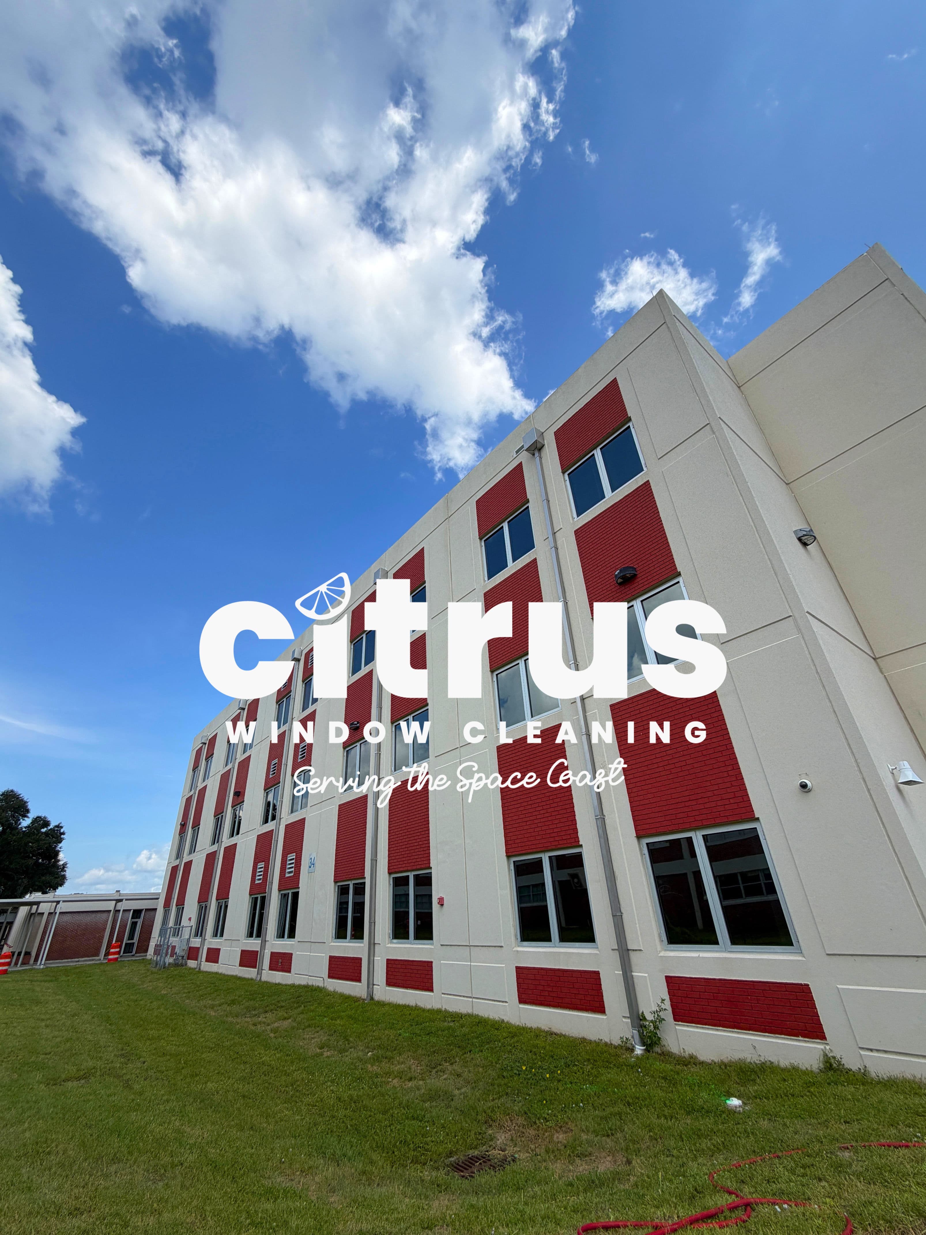 Project Post-Construction Window Cleaning at a Local High School image