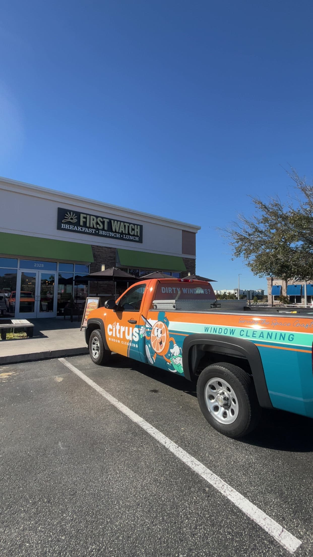 Window Cleaning for First Watch on the Space Coast