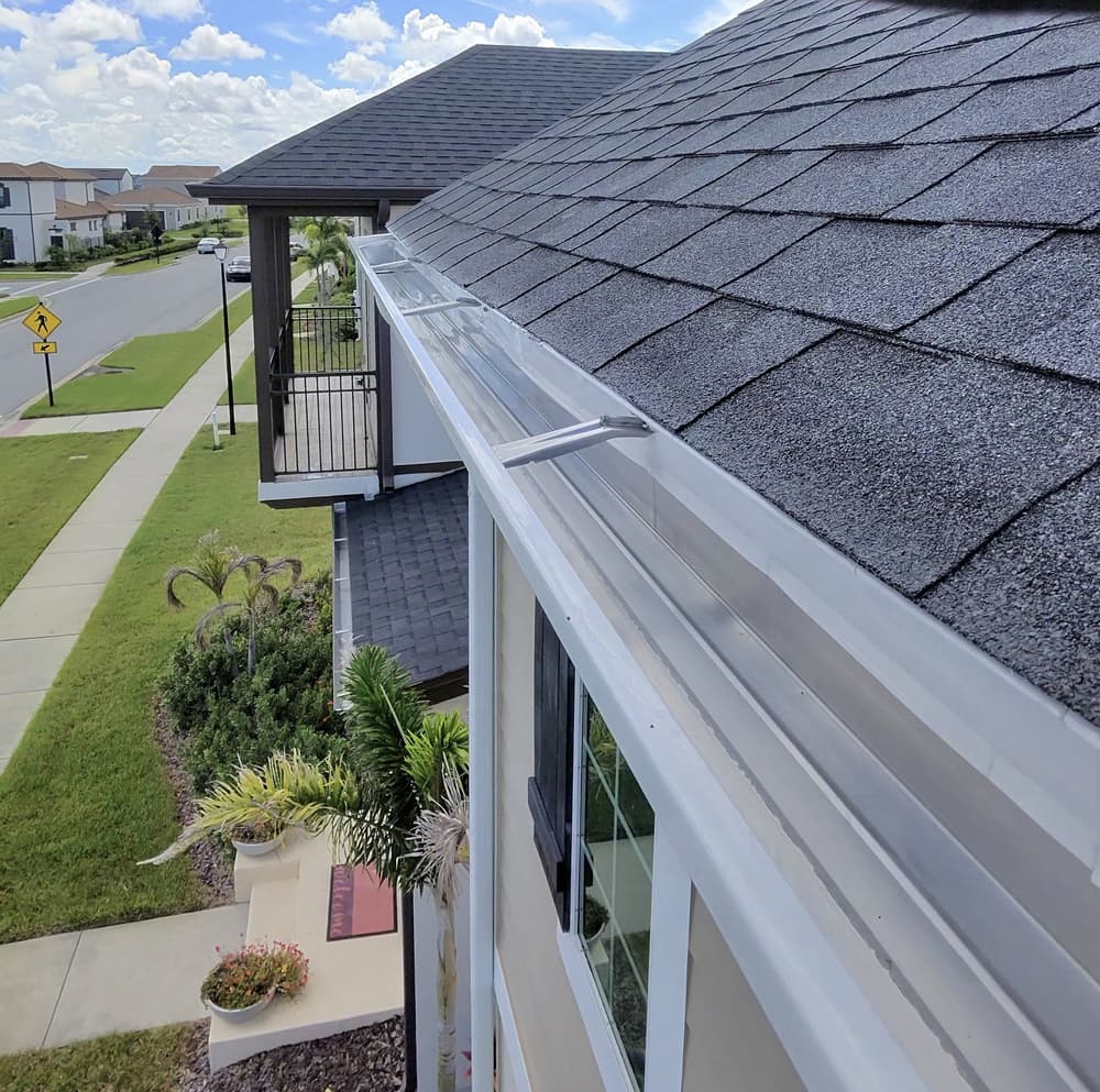 Second Story Gutter Cleaning Done Right in Reeling Park Viera image